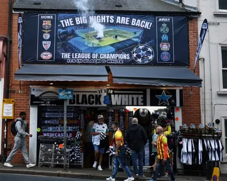 Newcastle Face FC Barcelona in Champions League Fixture